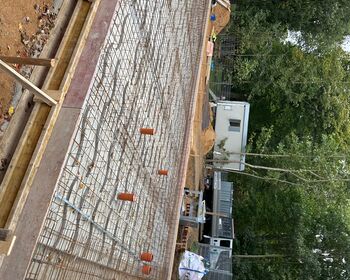 Fundament mit Verstärkung