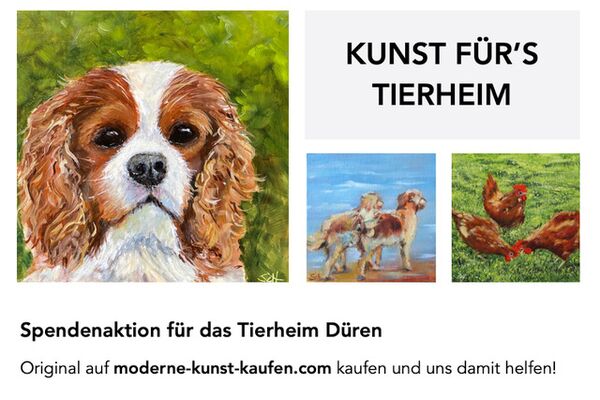 Bildcollage "Kunst fürs Tierheim"
